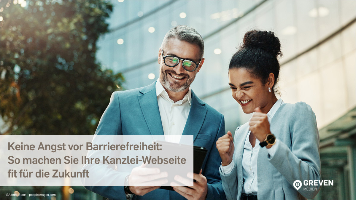 Barrierefreie Webseiten Beitrag von Greven Medien