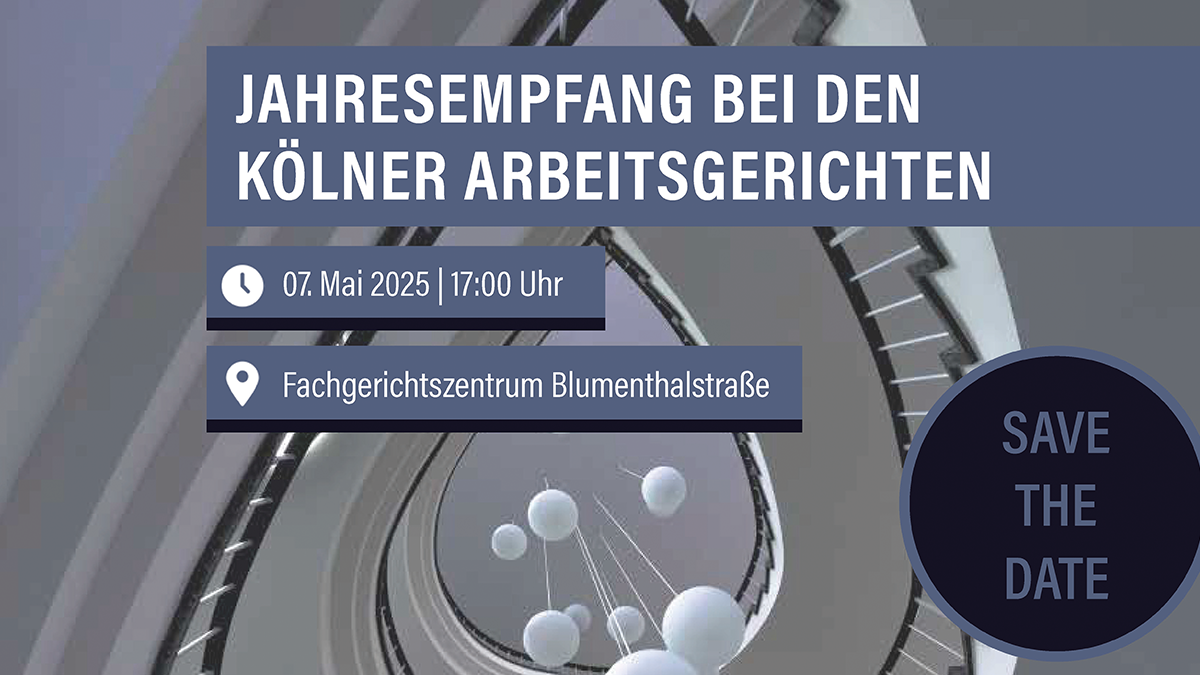 KAV Empfang Koelner Arbeitsgerichte 2025 Header