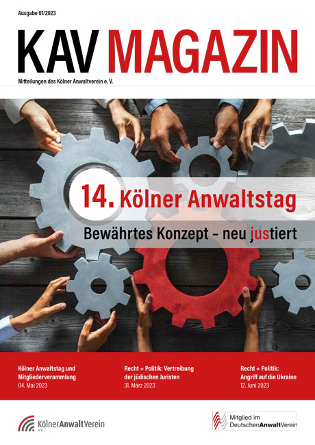 Cover KAV Magazin Ausgabe-01-2023