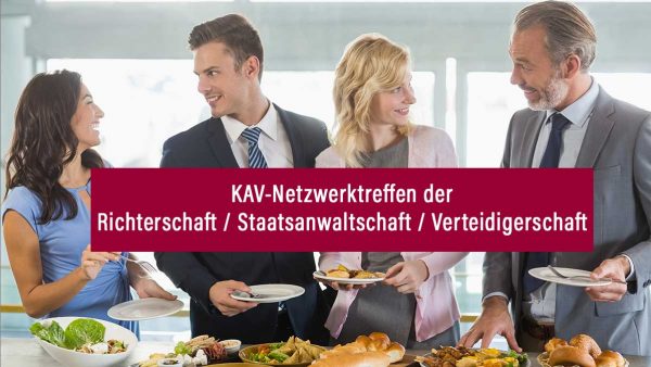 Netzwerktreffen Richterschaft Staatsanwaltschaft Verteidigerschaft