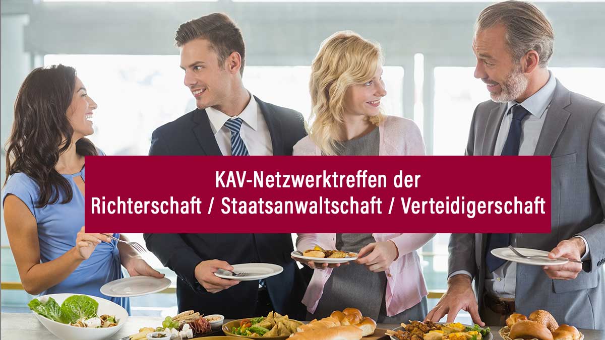 Netzwerktreffen Richterschaft Staatsanwaltschaft Verteidigerschaft