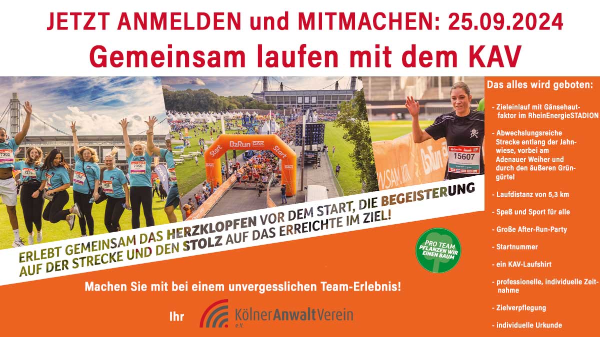 RECHTLICHE SCHRITTE 2024 Jetzt